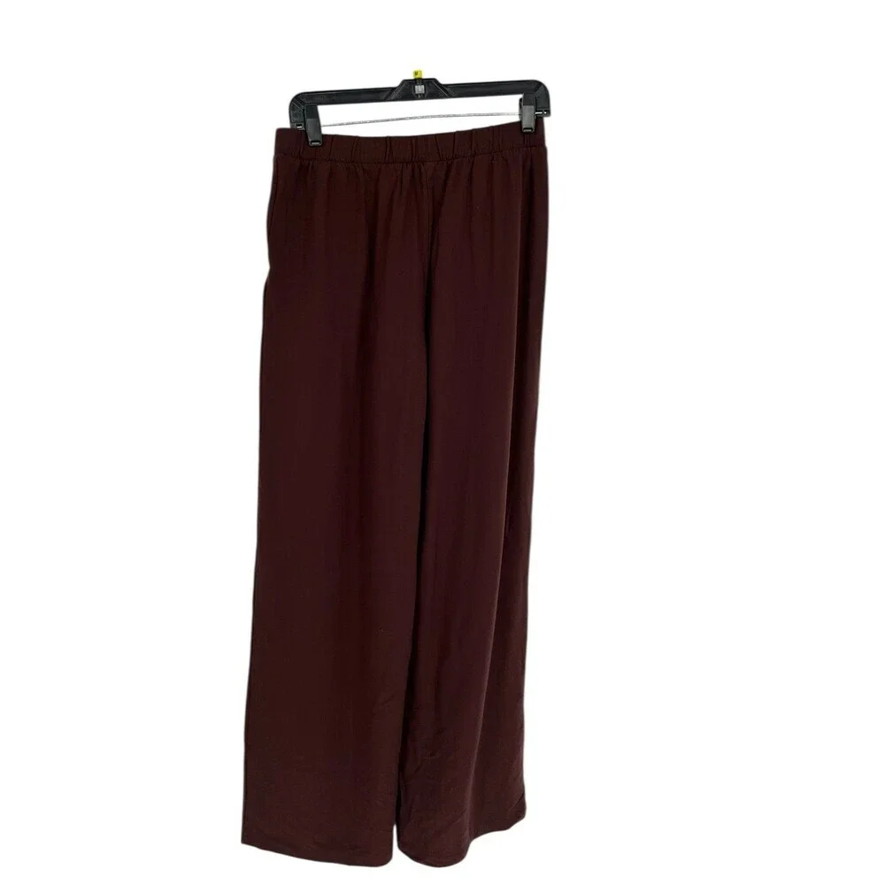 Garnet Hill Pants Women's Size XS Brown Stretch Waist